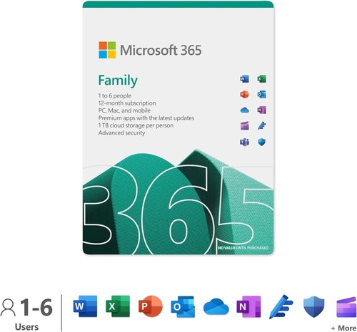 Microsoft office 365 family - 365,